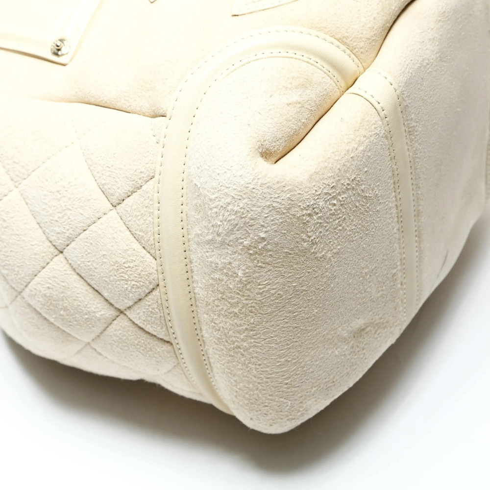 Chanel Cream Logo Bag View 5